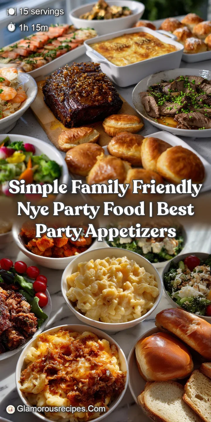 Simple Family Friendly NYE Party Food | Best Party Appetizers