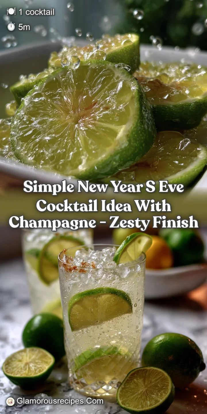 Close-up of a refreshing cocktail, bubbles rising in the golden liquid, with a bright citrus garnish and a frosty, sugared...