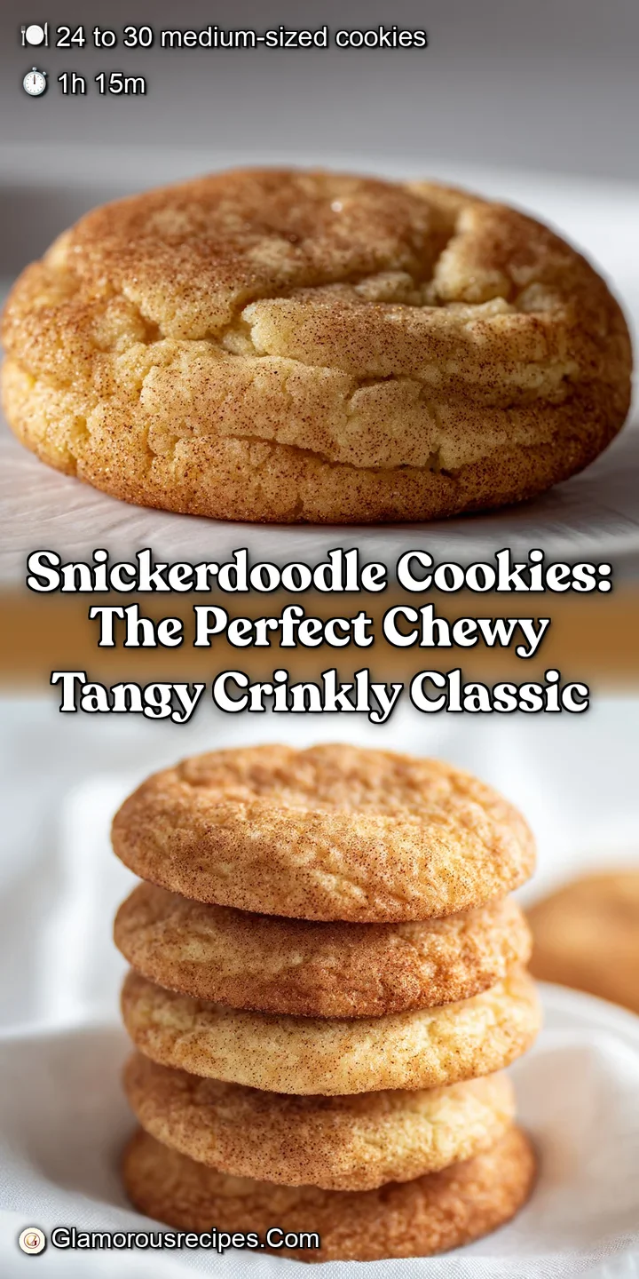 Snickerdoodle Cookies: The Perfect Chewy Tangy Crinkly Classic