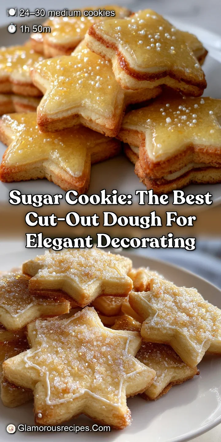 Sugar Cookie: The Best Cut-Out Dough for Elegant Decorating