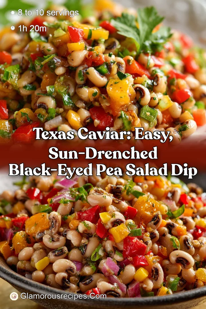 Texas Caviar: Easy Sun-Drenched Black-Eyed Pea Salad Dip