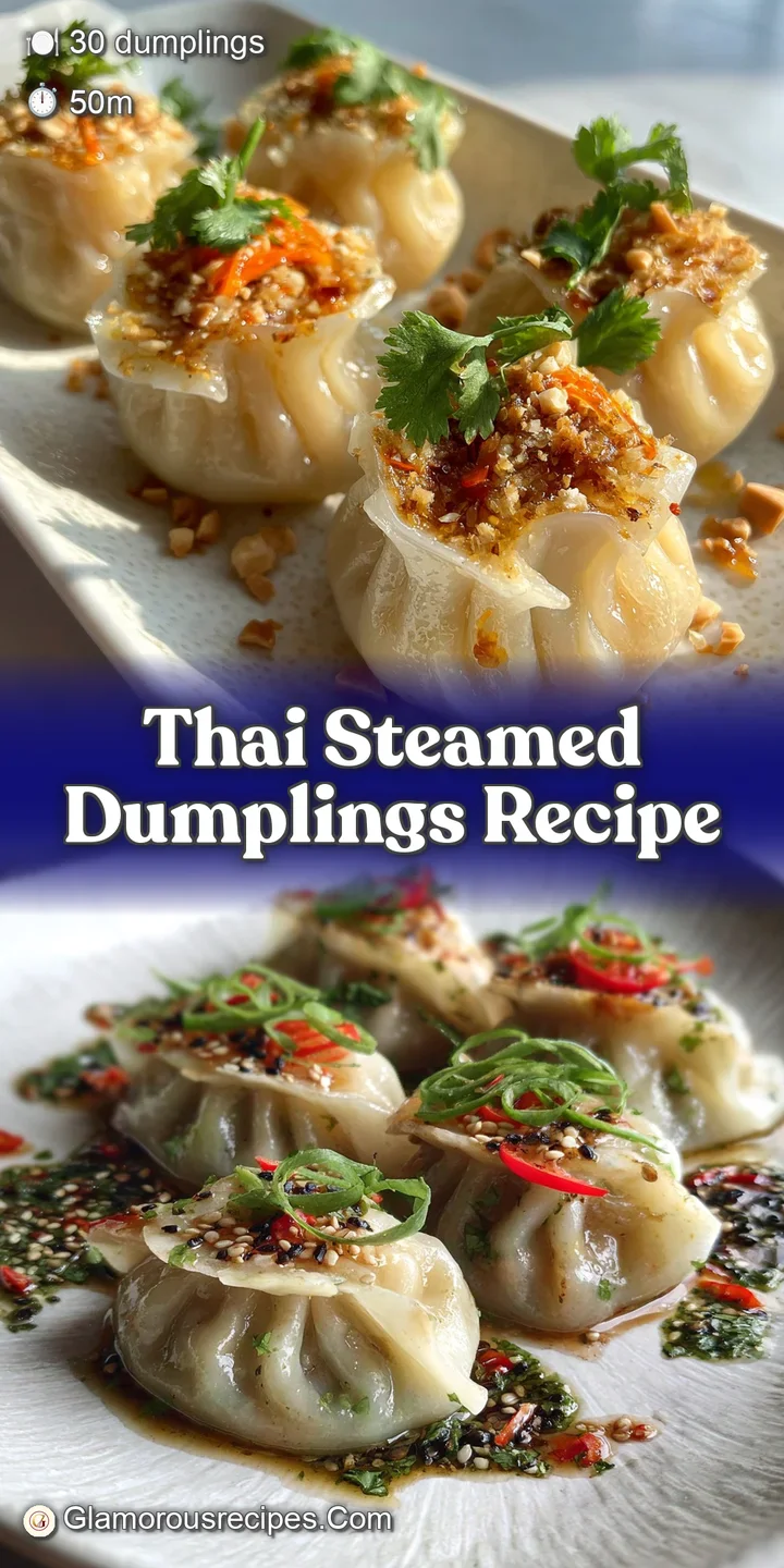 Close-up of a plump, glistening dumpling, revealing a savory filling; hints of herbs and spices invite a taste.