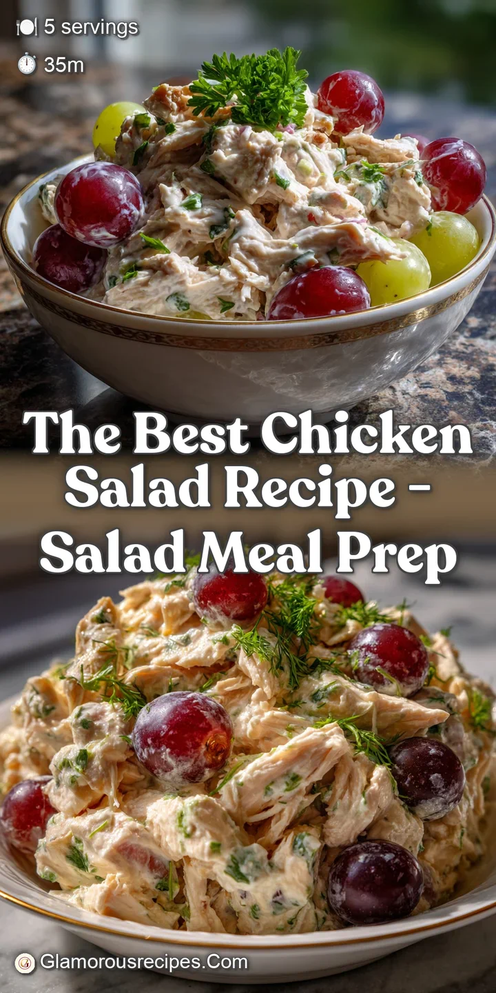 The Best Chicken Salad Recipe - Salad Meal Prep