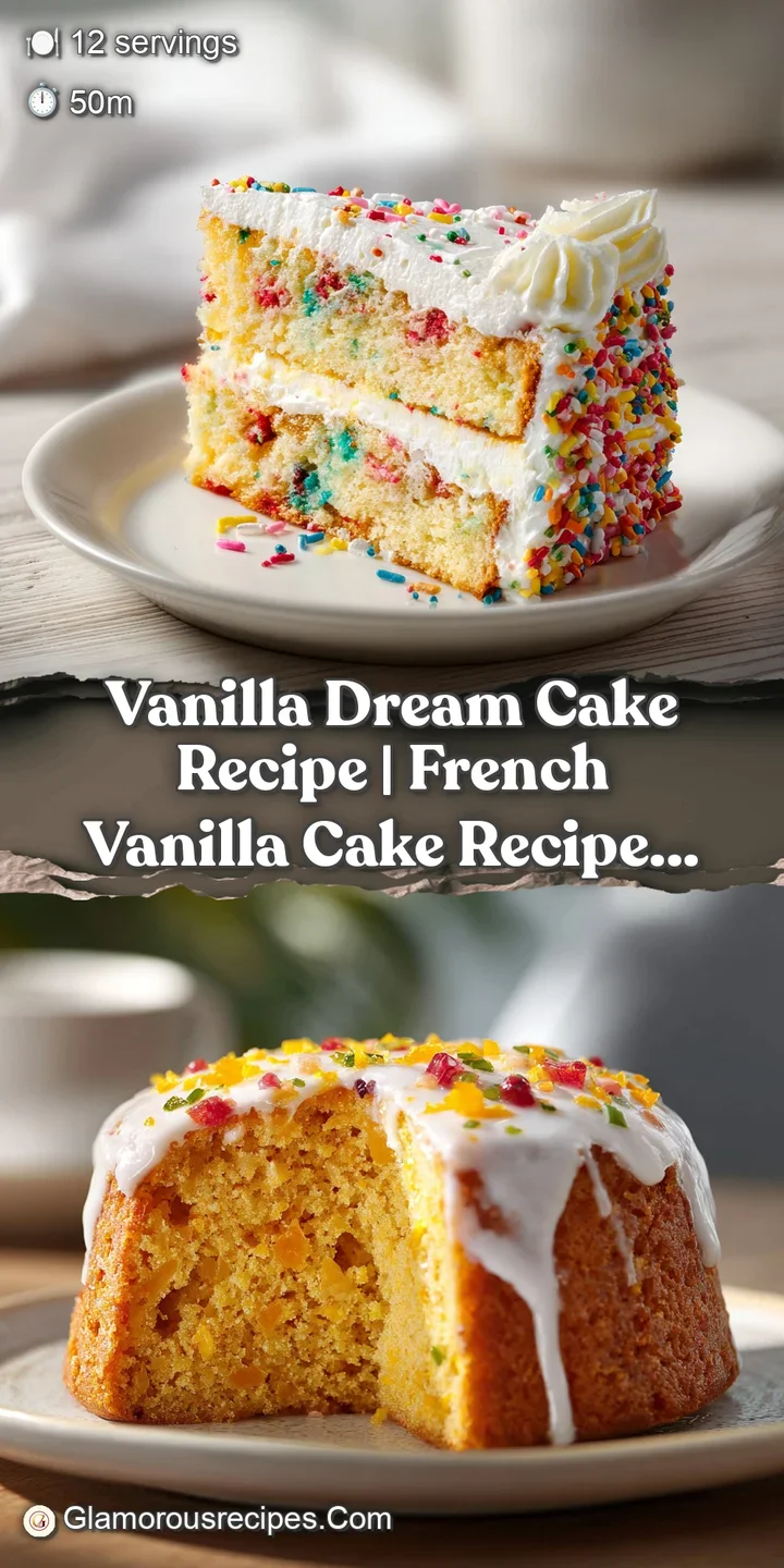 Close-up of a luscious vanilla cake revealing its soft, porous texture and rich, buttery frosting with a hint of golden hue.