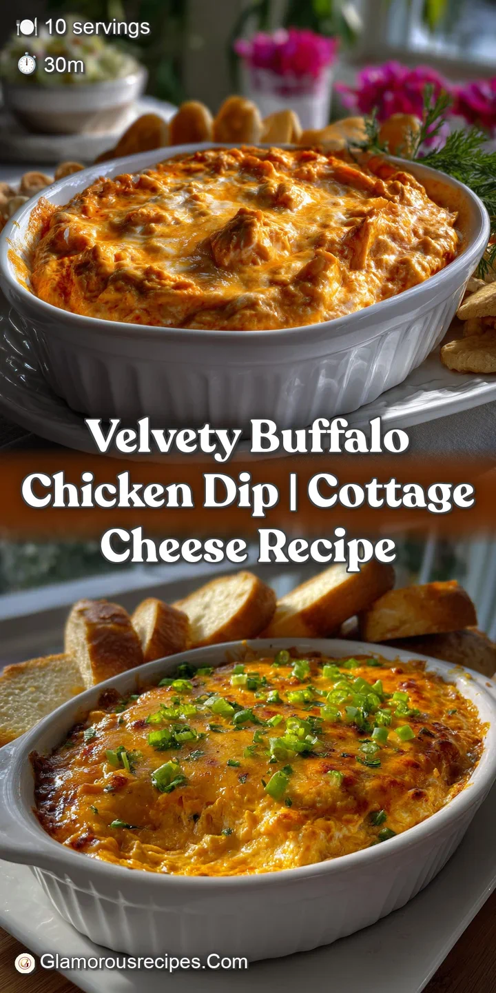 Close-up of bubbling, cheesy buffalo chicken dip. The rich, velvety texture is contrasted by crispy, golden toasted edges.