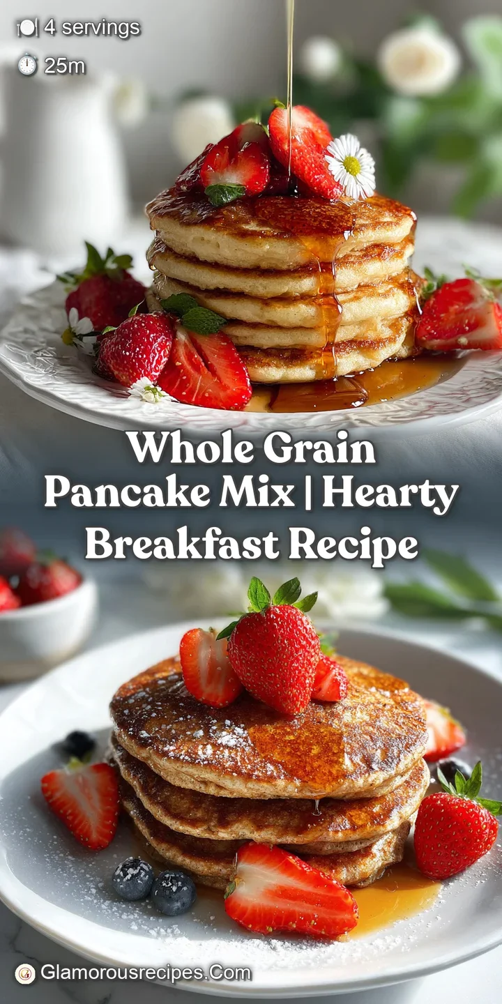 Close-up of fluffy pancakes revealing their airy texture, soaked in shimmering syrup, with a pat of melting butter adding ...