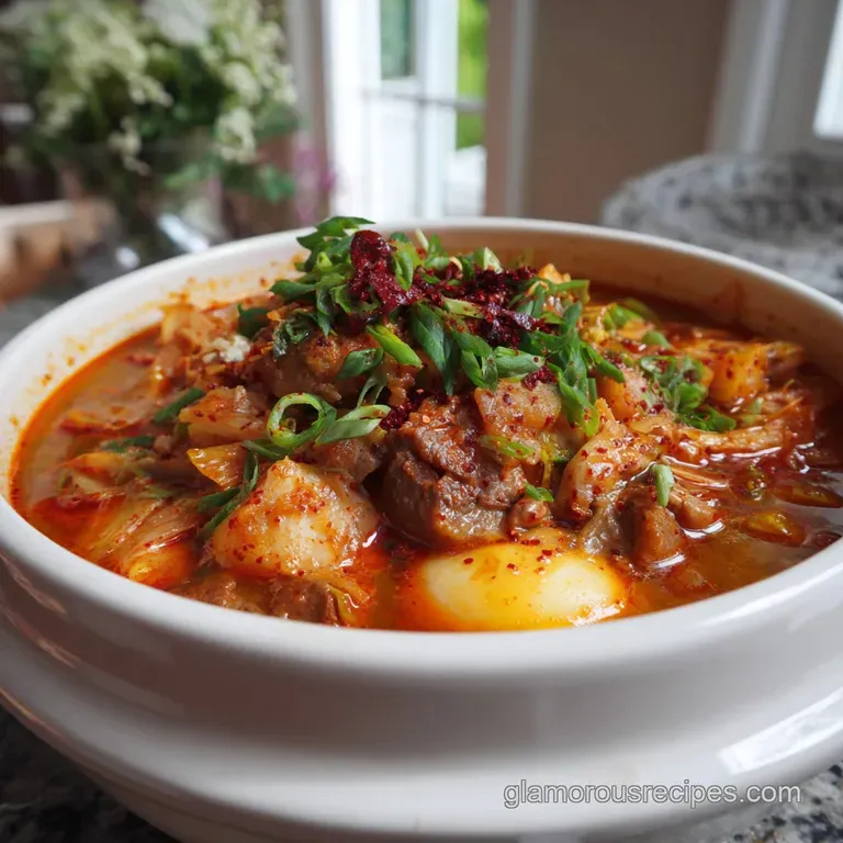 Kimchi Jjigae: Authentic Pork Aged Kimchi Stew