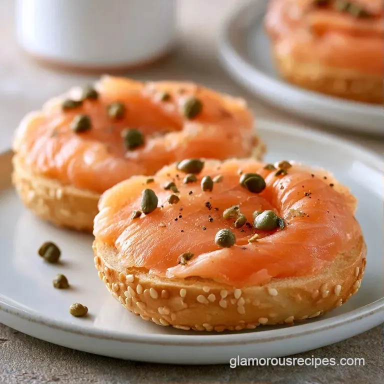 An abundant rustic wooden platter filled with golden bagel slices, swirls of cream cheese, and bright cucumbers.