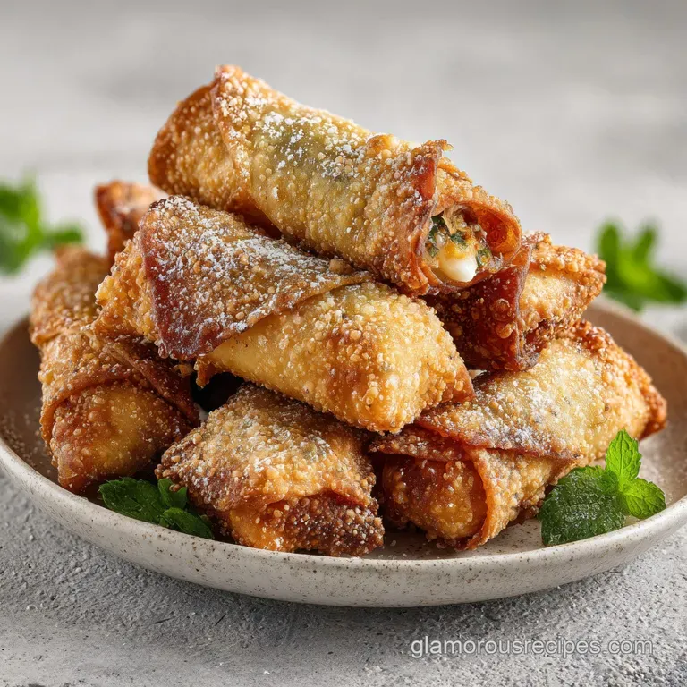 Baked Cream Cheese Rangoon Rolls: Crispy and Savory