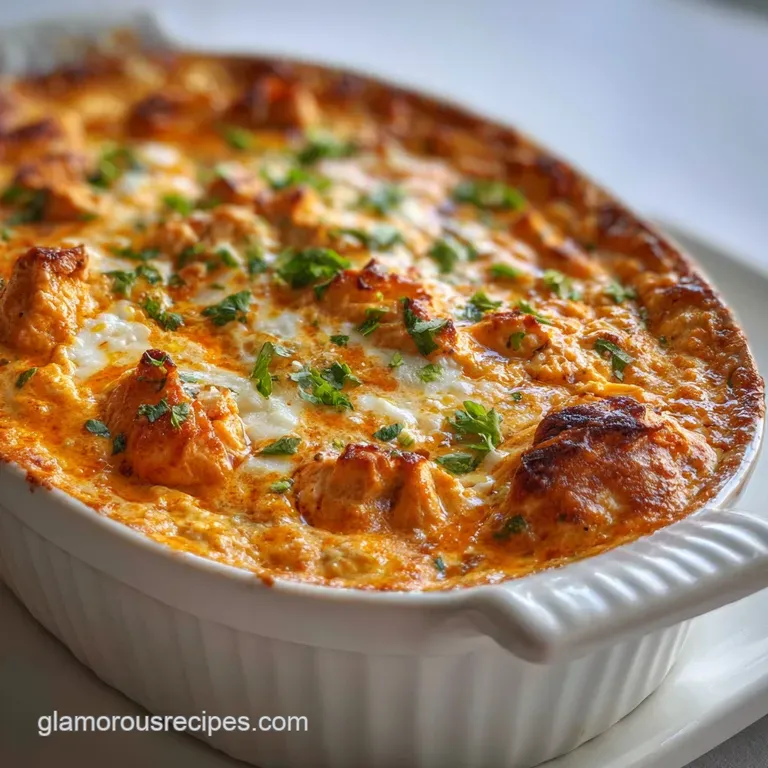 The Best Creamy Cheesy Irresistible Buffalo Chicken Dip