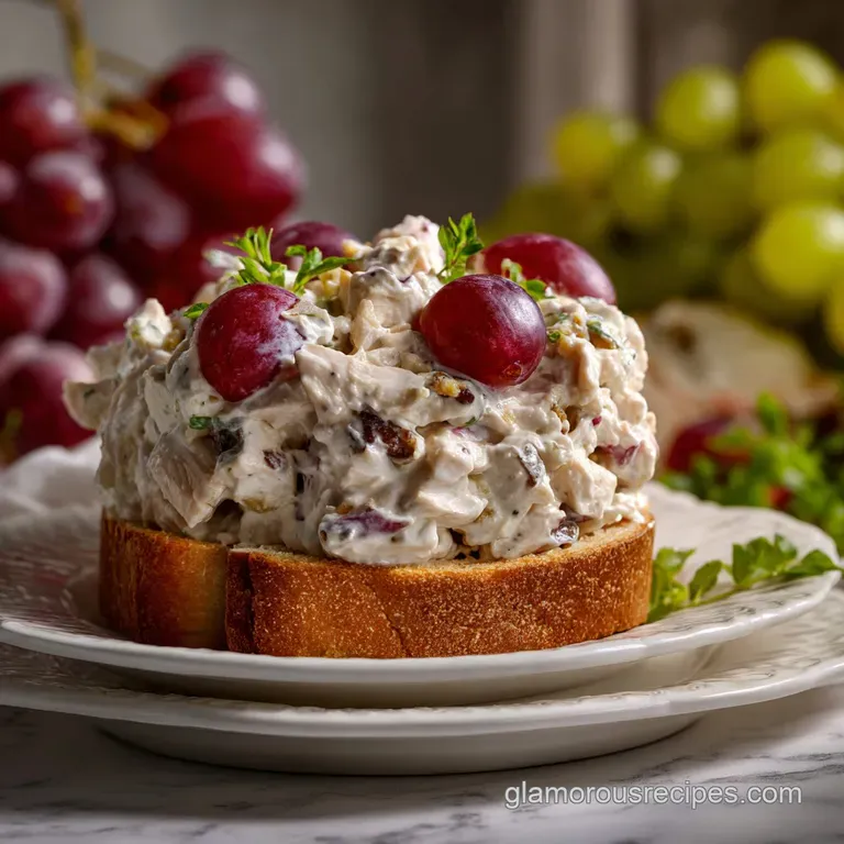 The Best Chicken Salad Recipe: No Dry Chicken Ever presentation