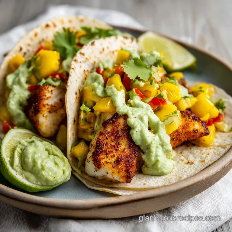 Blackened Fish Tacos: Smoky and Fresh
