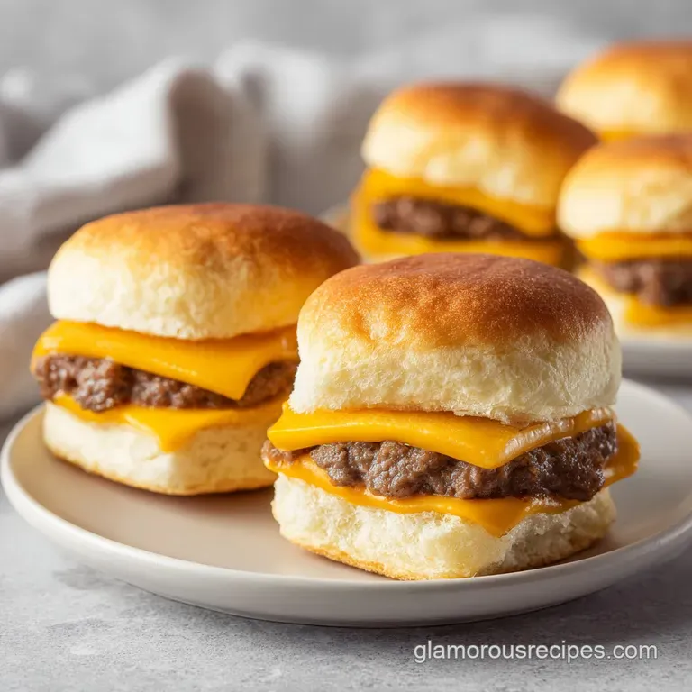 Cheeseburger Sliders Oven Baked: Juicy and Savory