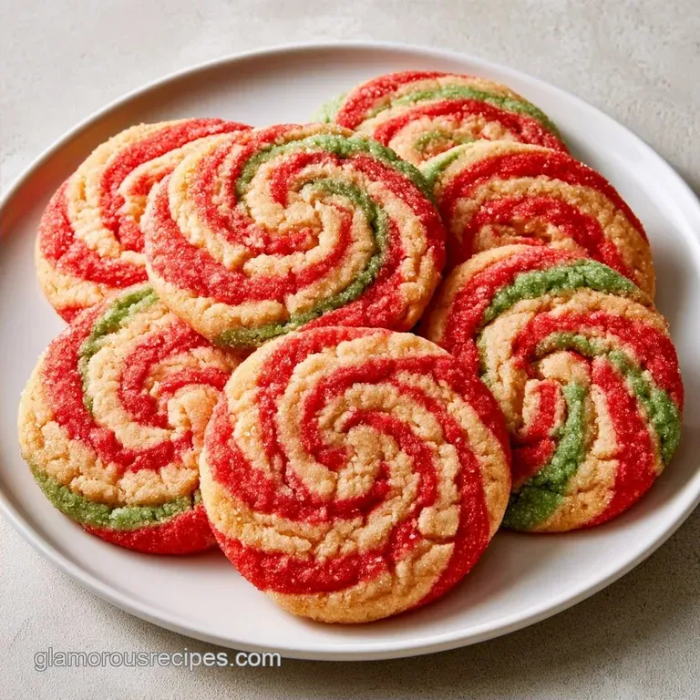 Buttery Christmas Swirl Sugar Cookies