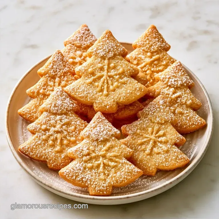 Christmas Tree Shortbread Cookies: Sandy Crumb