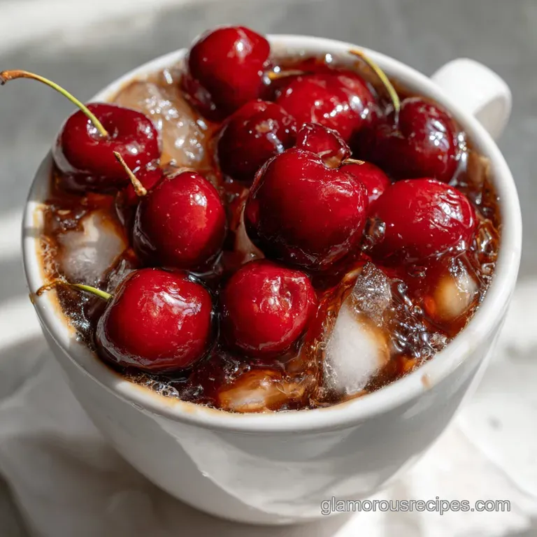 Dirty Soda: the Cheeky Cherry Dream (Easy 5-Minute Recipe) presentation