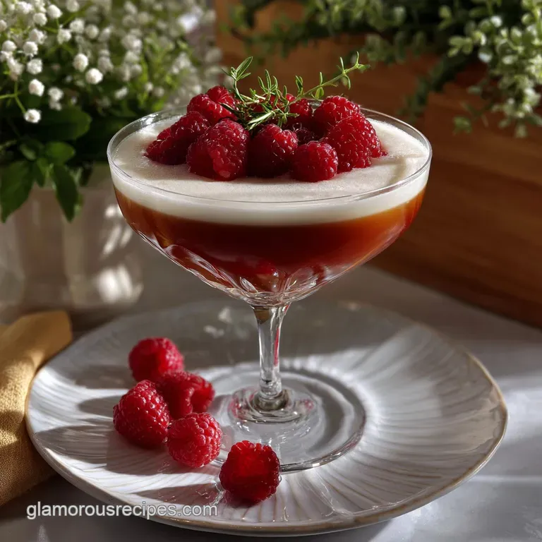 French Martini Recipe: Smooth Sweet Easy Cocktail presentation