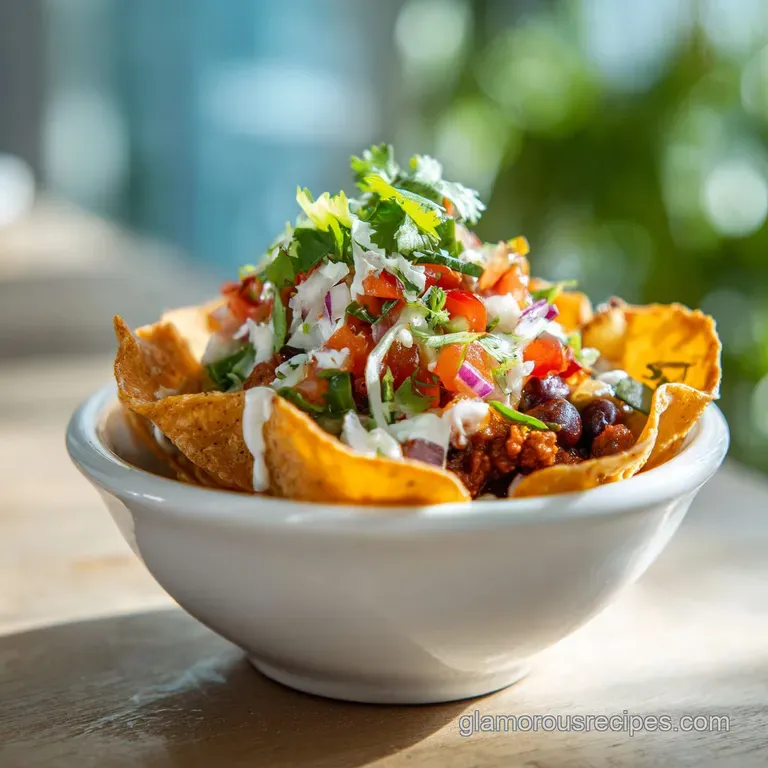 Walking Taco Casserole: Savory Beef and Crispy Corn Chips