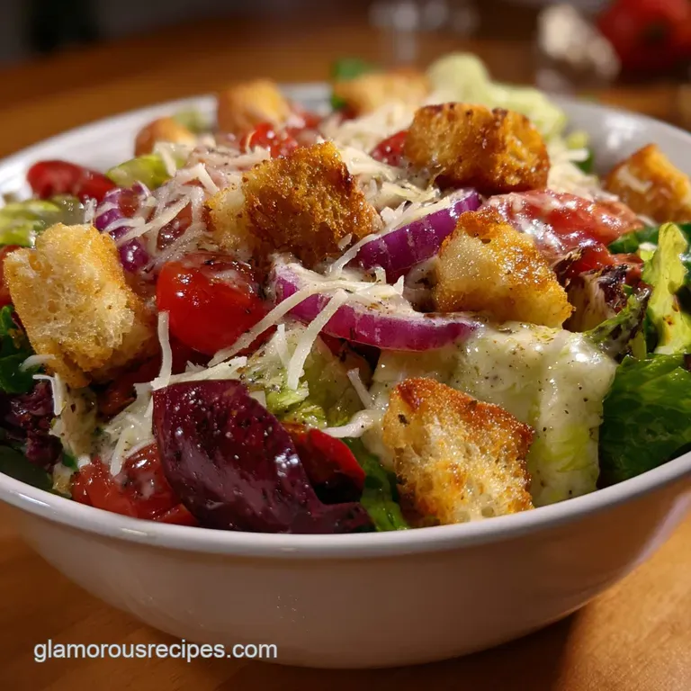 Olive Garden Salad: the Ultimate Copycat Recipe presentation