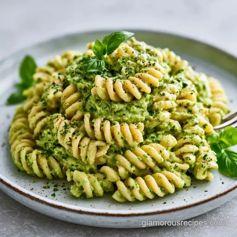Creamy Avocado Pasta Salad