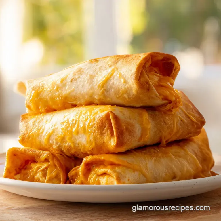 Chicken Chimichangas: Creamy and Crisp