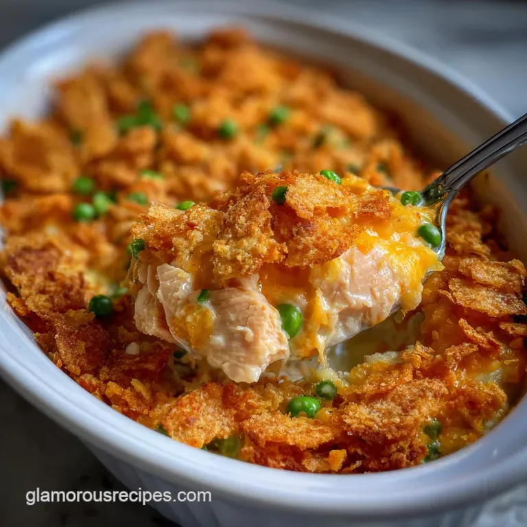 Chicken Casserole Ritz: Ultimate Creamy Bake presentation
