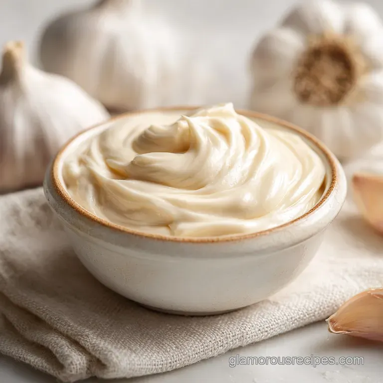 Creamy Garlic Sauce: Bold and Airy