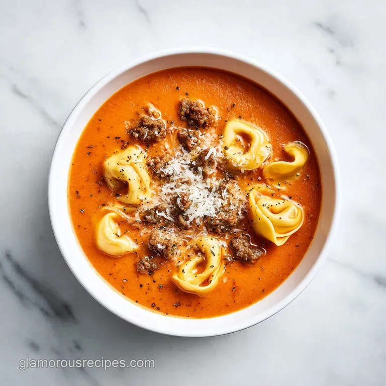 Creamy Tomato Tortellini Soup: Hearty and Comforting