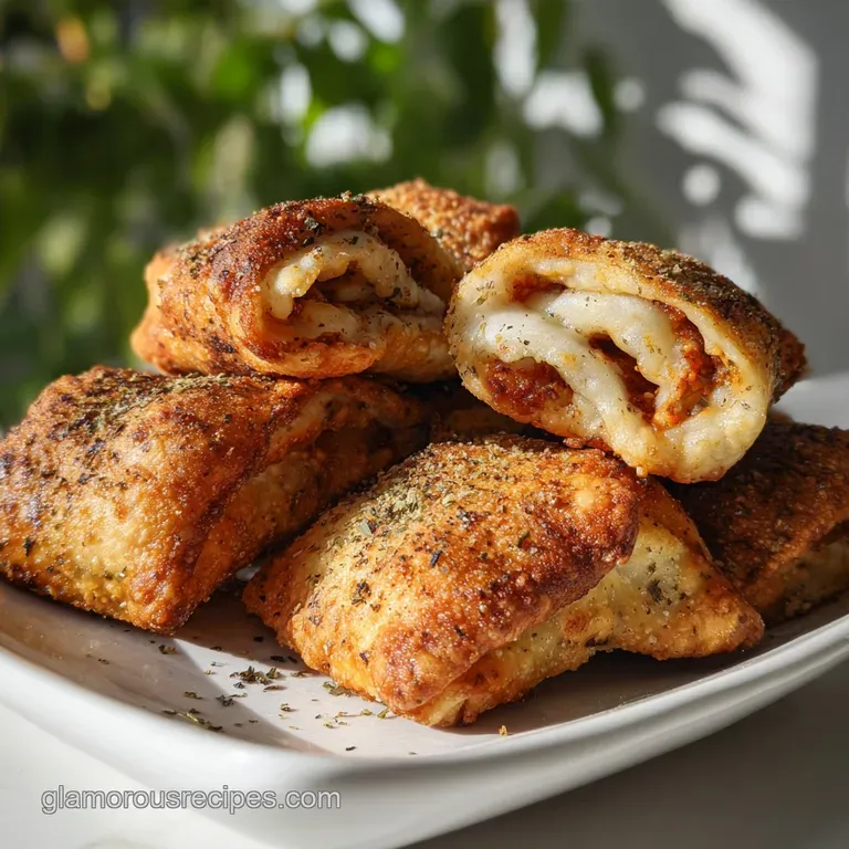 Crispy Air Fryer Pizza Rolls Recipe