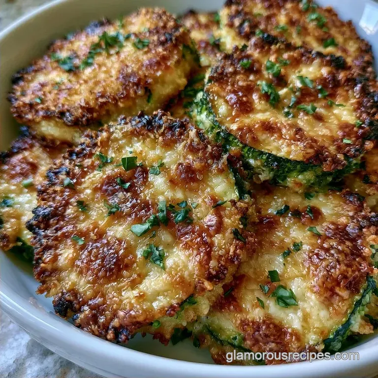 Crispy Parmesan Zucchini Rounds: Savory Side