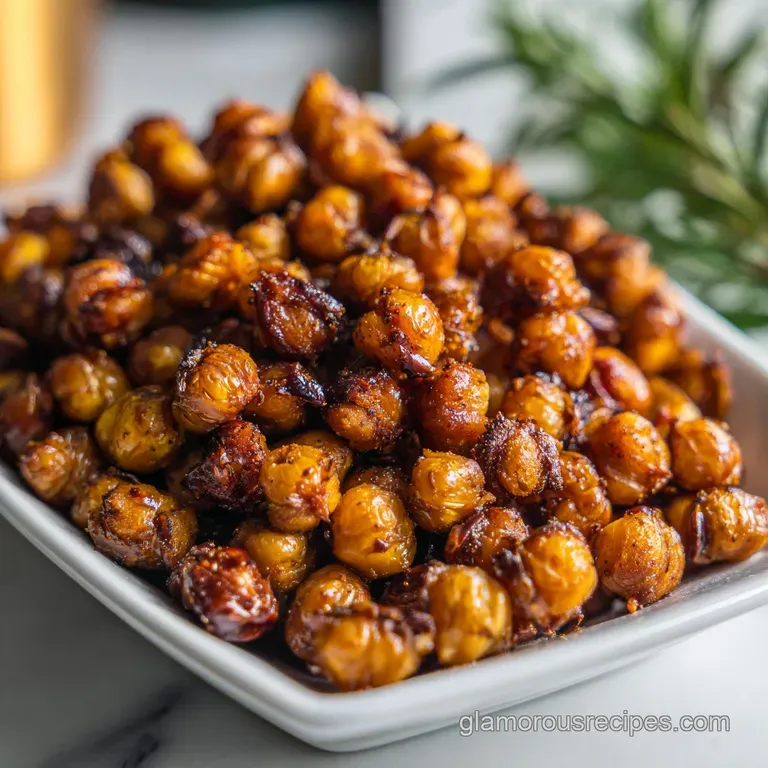 Daniel Fast Snack with Roasted Chickpeas