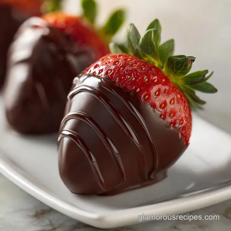 Irresistibly Easy Chocolate Covered Strawberries