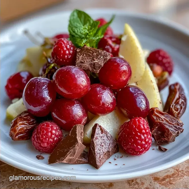 Low-Sugar Dessert Charcuterie Boards with Dark Chocolate