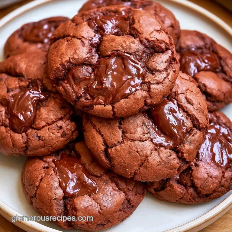 Double Chocolate Christmas Cookies in 25 Minutes