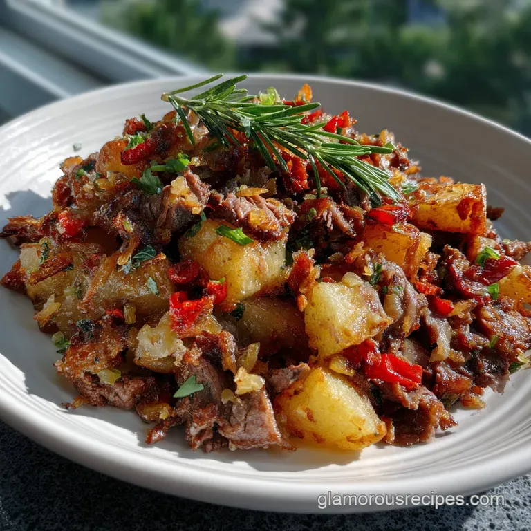 Leftover Prime Rib Hash Recipe | Restaurant-Quality Brunch