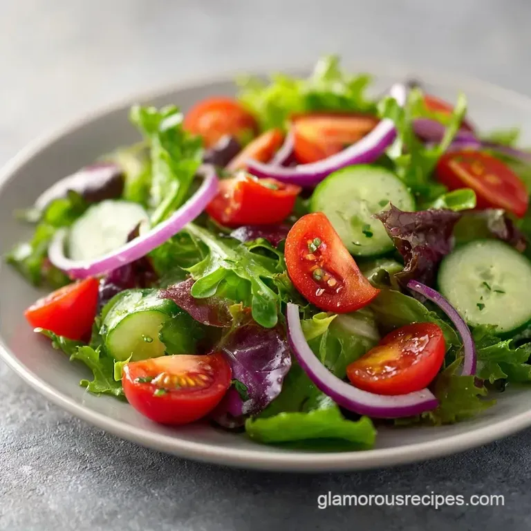 Easy Side Salad: Fresh and Crisp