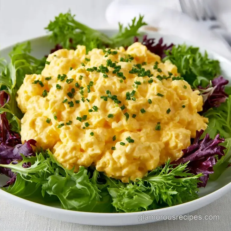 Healthy Egg Salad with Greens
