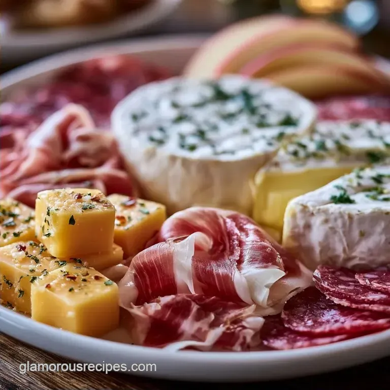 Fall Harvest Charcuterie Board with Brie