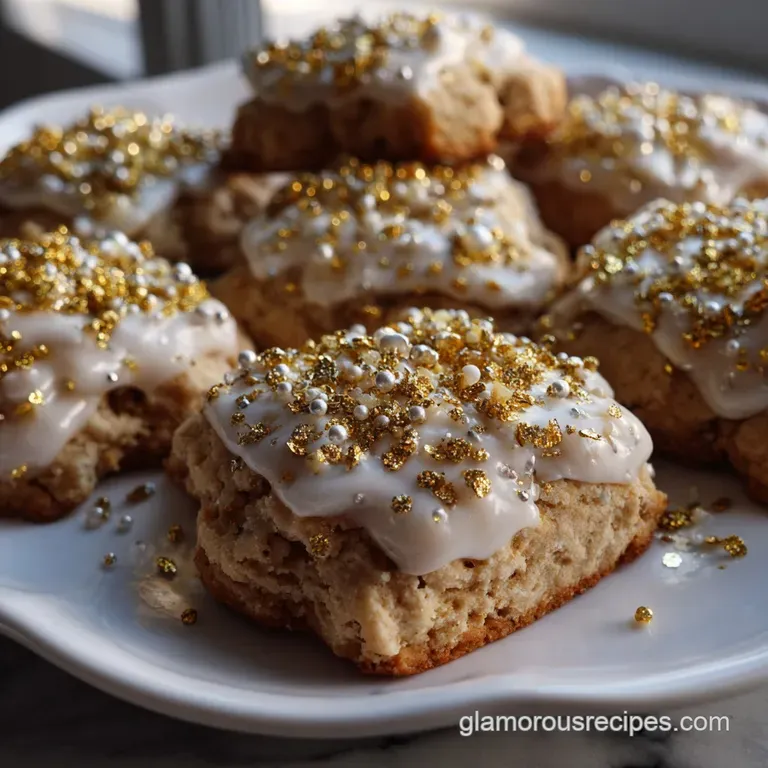 Festive Holiday Cookie with Sparkling Exterior