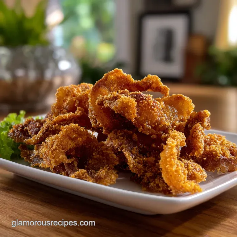 Fried Chicken Skins: Glass-Like Crunch