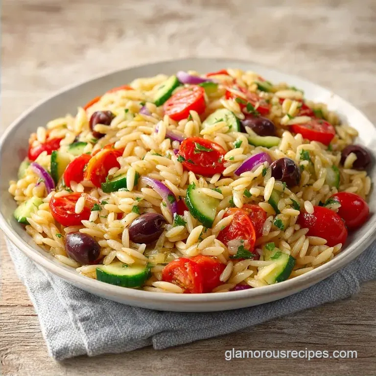 Greek Orzo Salad: Fresh and Zesty