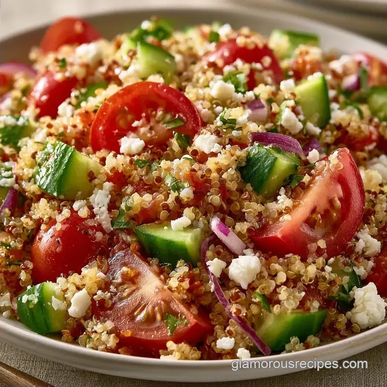 Greek Quinoa Salad with Feta