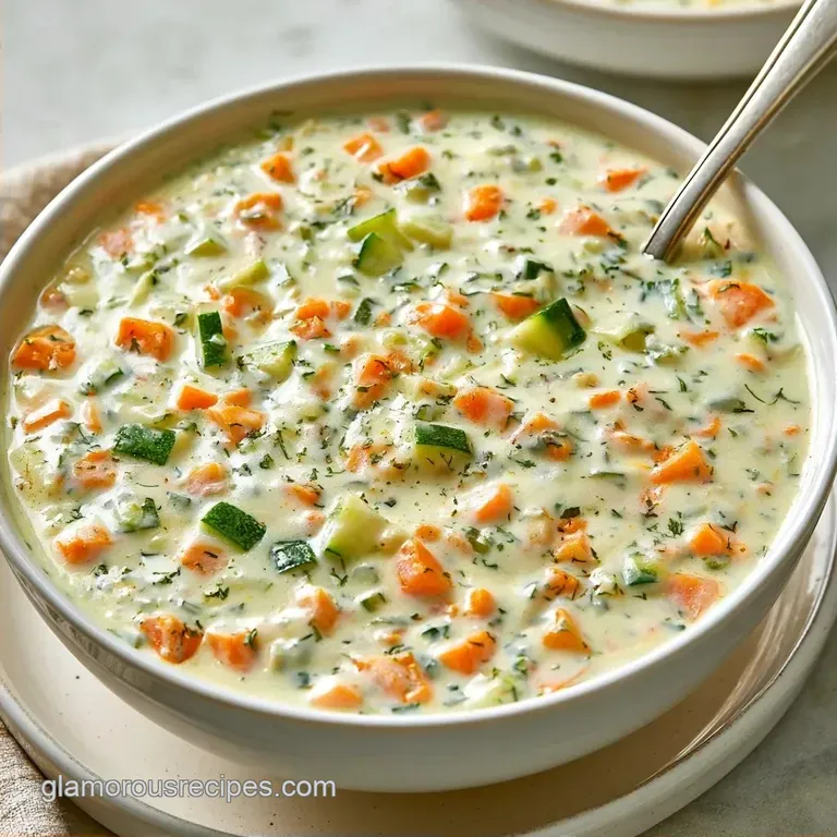 High Protein Greek Yogurt Soup
