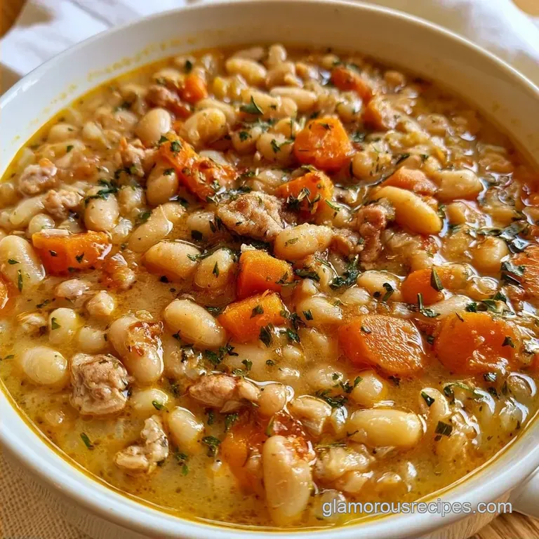 Savory Ground Turkey Bean Soup