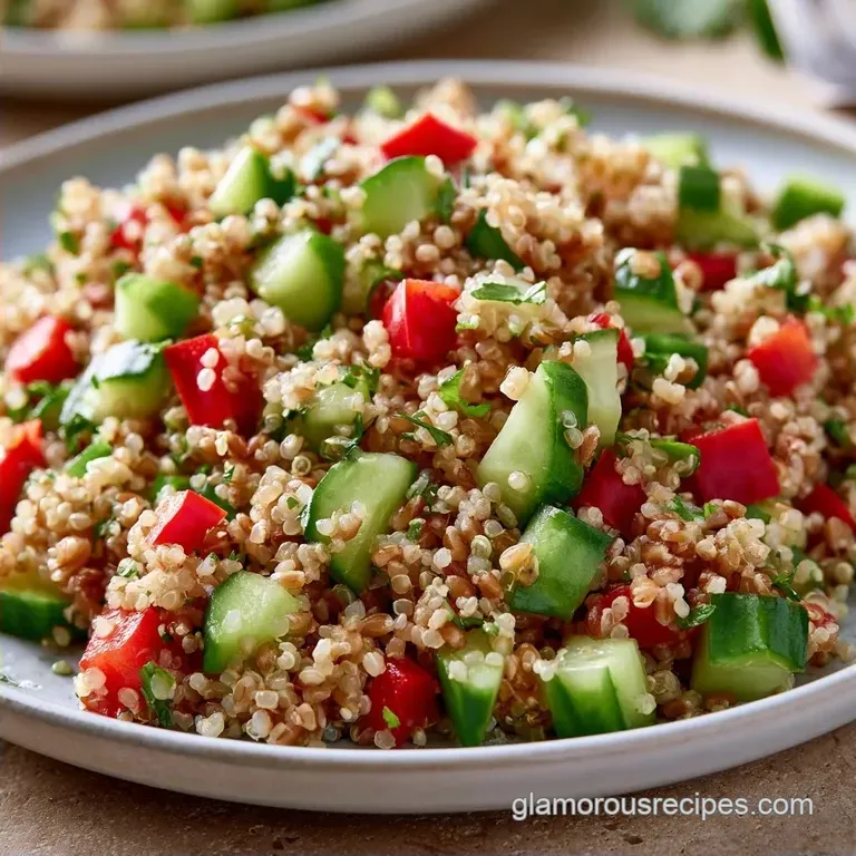 Healthy Grain Salad with Quinoa and Farro