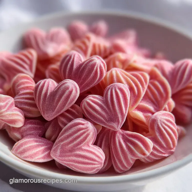 Elegant plate of toasted baguette slices topped with a rich, ruby red bruschetta mix. Fresh basil garnish adds a pop of vi...