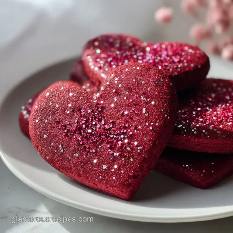 Beautiful Galentines Party Food Idea with Heart-Shaped Cookies
