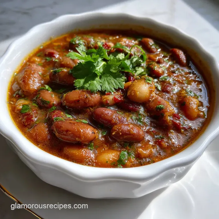 Charro Beans: Proper Hearty Mexican Frijoles Charros presentation