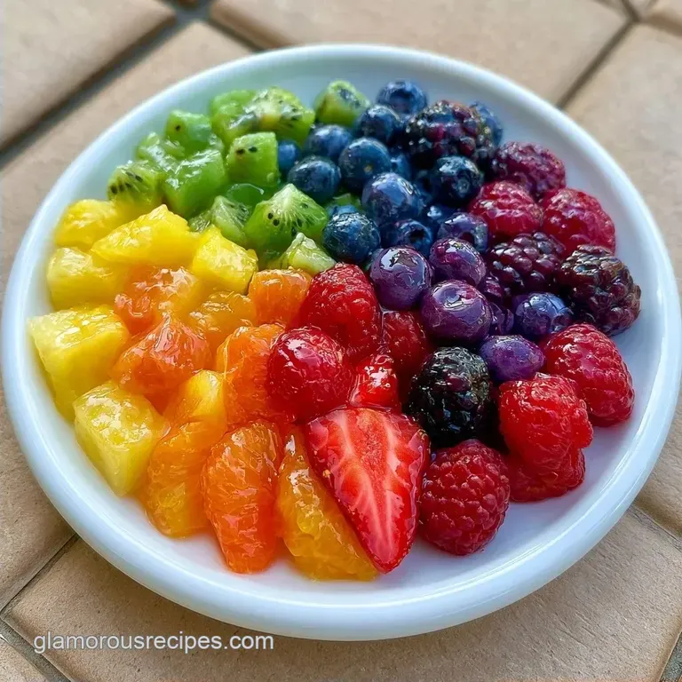 Vibrant Honey Lime Rainbow Fruit Salad