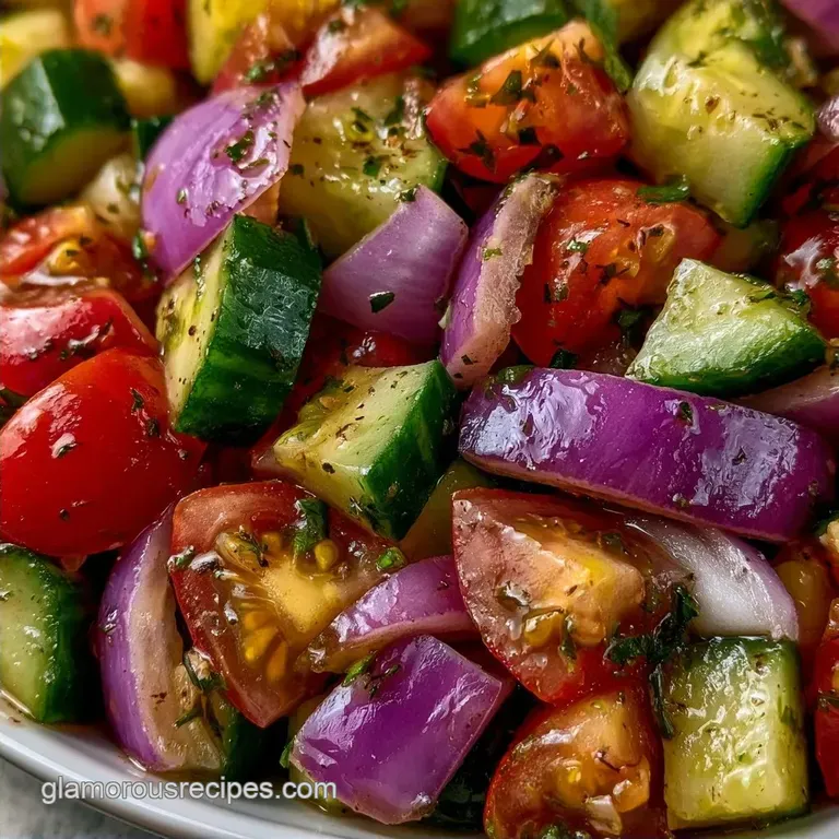 Zesty Indian Kachumber Salad